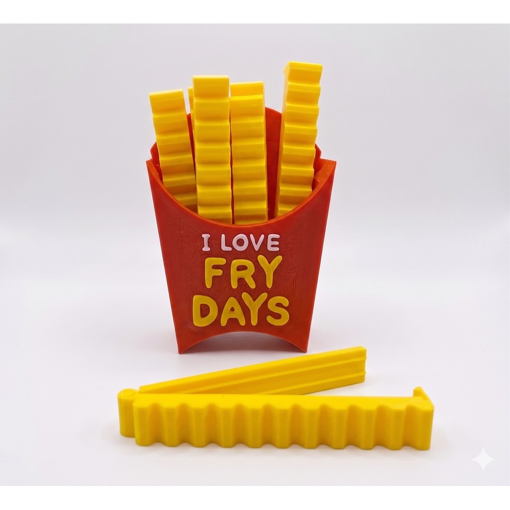 6 Prendedores Seladores de Alimentos com Imã Batatas Fritas - Clipes De Vedação De Conservação