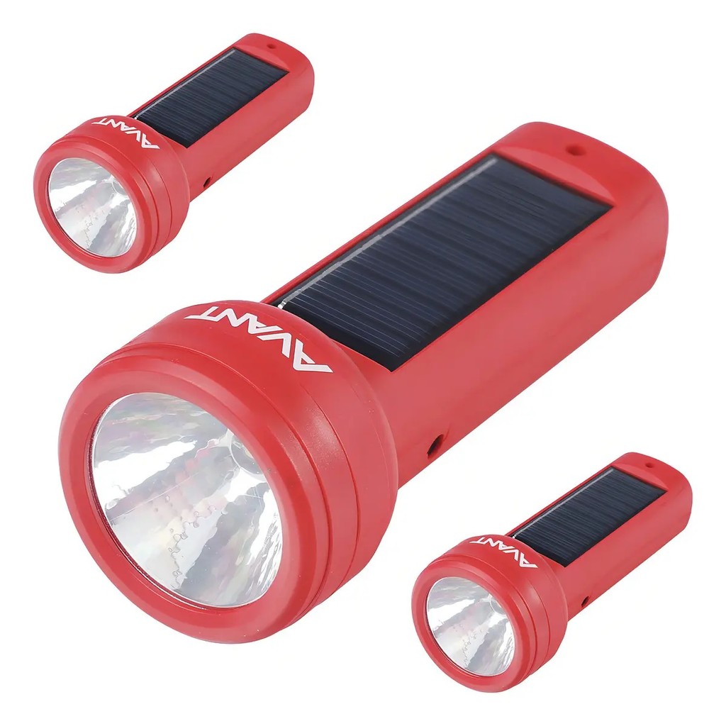 Kit 1/3 Lanterna Solar Super Potente Led Recarregável 1.5W  Avant