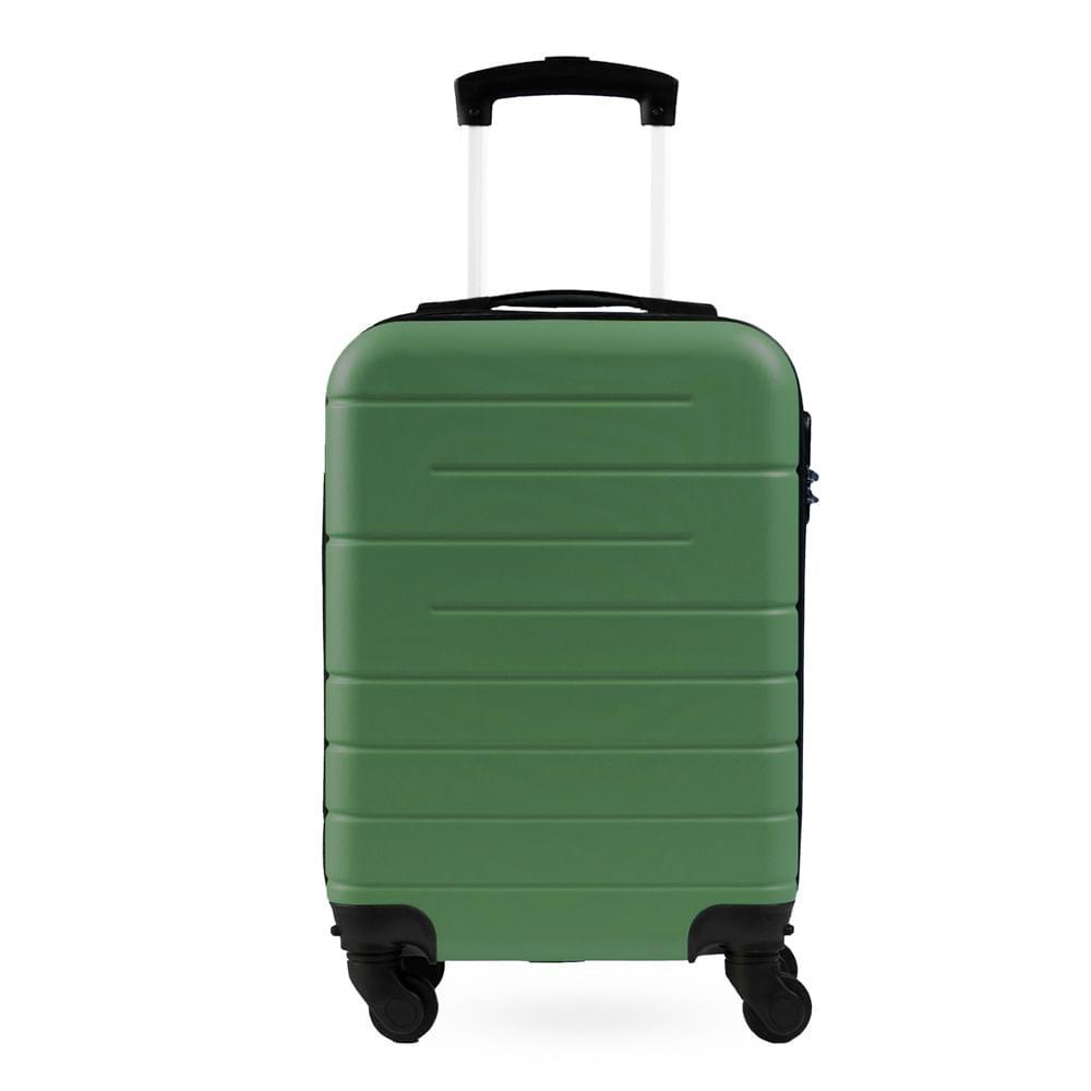 Mala de Bordo PP 8 Kg ABS 4 Rodas 18,5" Downtown Verde