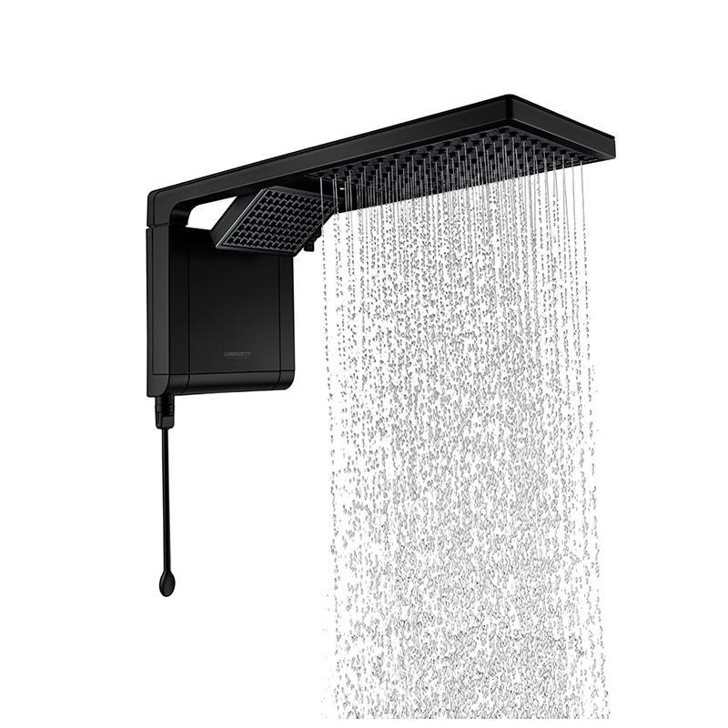 Chuveiro Eletrônico Lorenzetti Acqua Duo Ultra Black Matte 6800w 220v