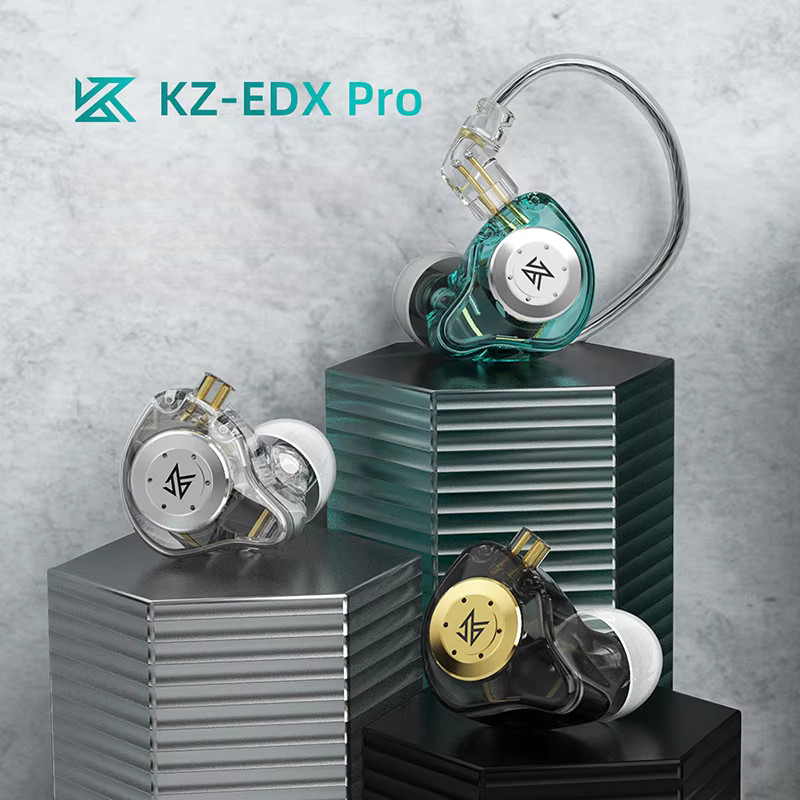 Fone de Ouvido KZ EDX Pro Original In-Ear Profissional Retorno de Palco Gamer Alta Qualidade