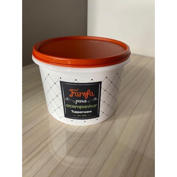 caixa da farofa linha bistrô tupperware 1.1