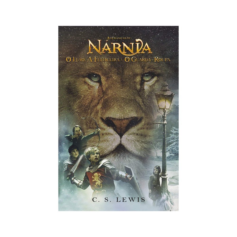 As crônicas de Nárnia - O leão, a feiticeira e o guarda-roupa - capa do filme: Oleão, a feiticeira e