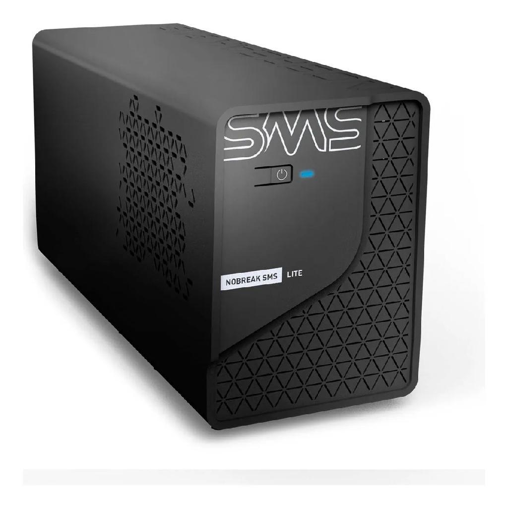 Nobreak SMS Lite 600VA 300W Bivolt 4 Tomadas Interactive