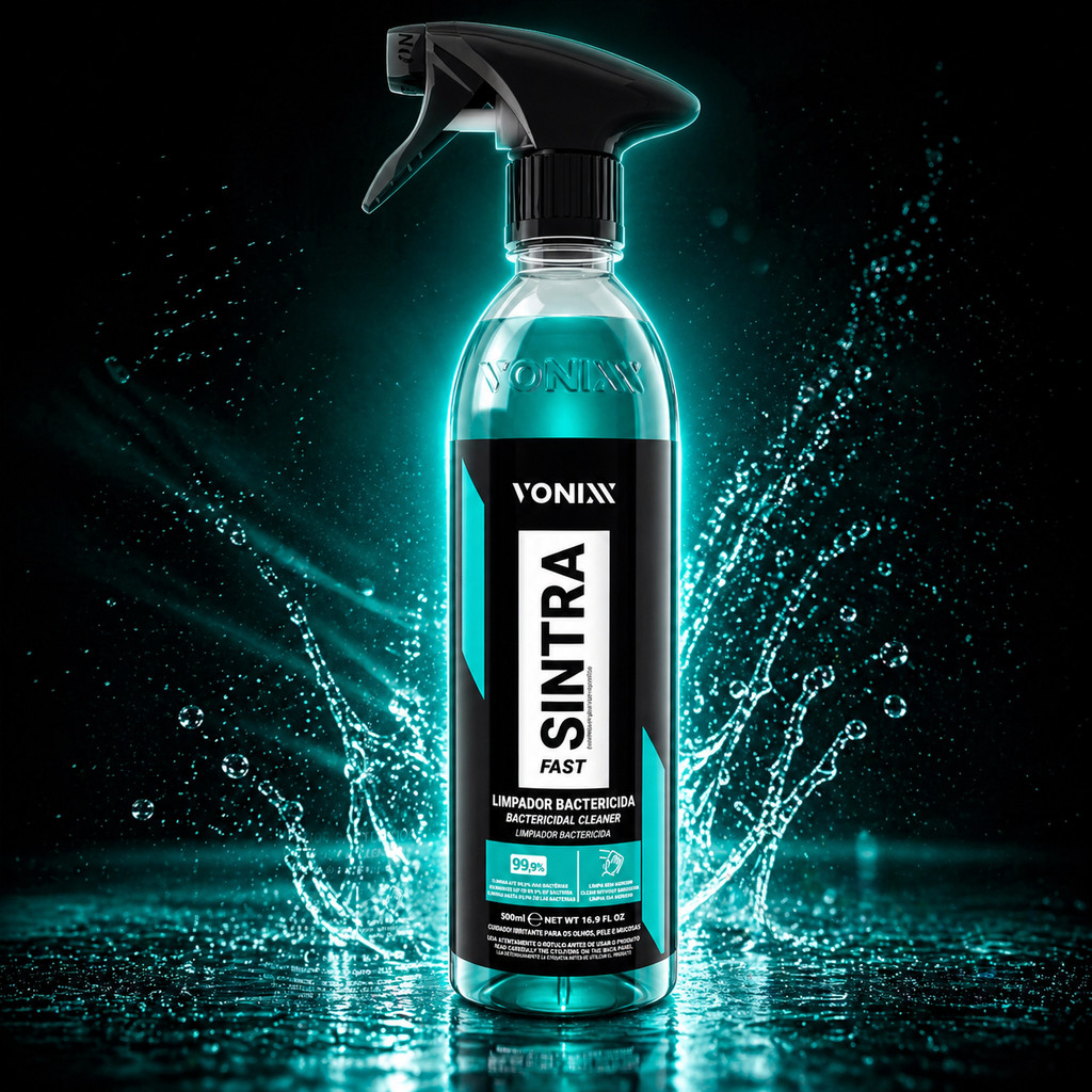 Sintra Fast Vonixx Limpeza Interna Veículo Bactericida 500ml