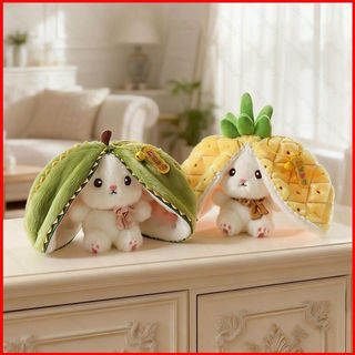 DC1 Rabbit Series Plushie Bonito Transformável Boneca De Pelúcia Pingente Criativo