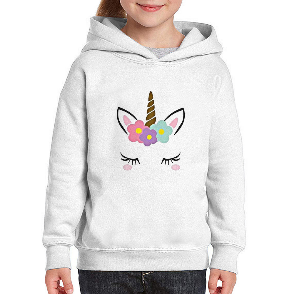 Moletom Infantil Unicórnio Cílios Blusa Frio