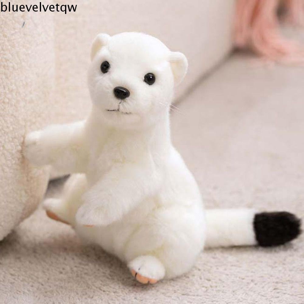 BLUEVELVETQW Weasel Rat Plush Toy , Boneca De Pelúcia Adorável Desenho Animado Brinquedo ,
