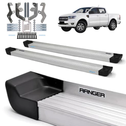 Estribo Prime Ranger 2013/... Cabine Dupla Natural