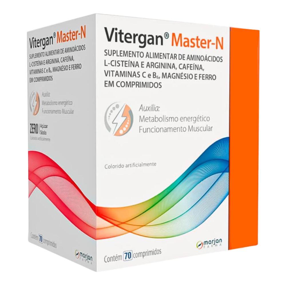 Polivitamínico Vitergan Master N Com 70 Comprimidos