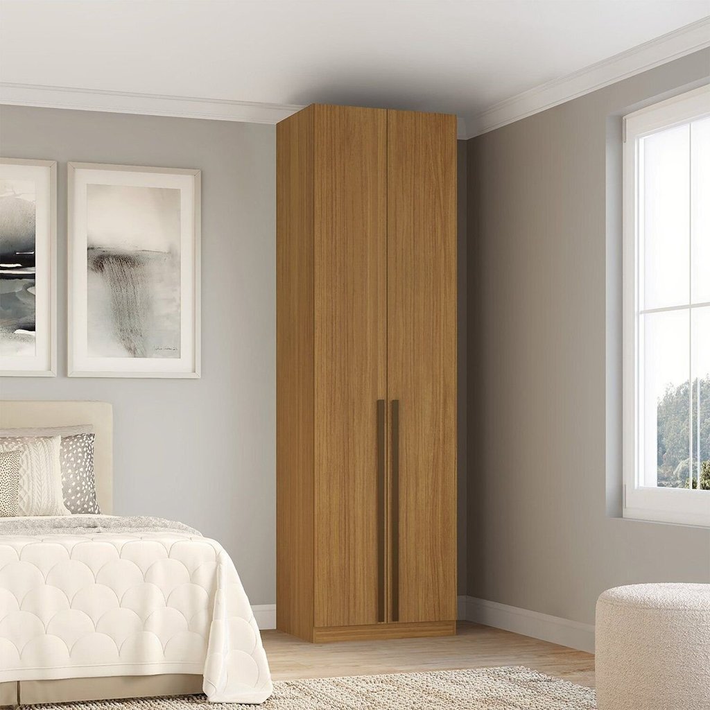 Sapateira Modulada para Quarto 2 Portas 70cm 100% MDF Trend Altezza Freijó
