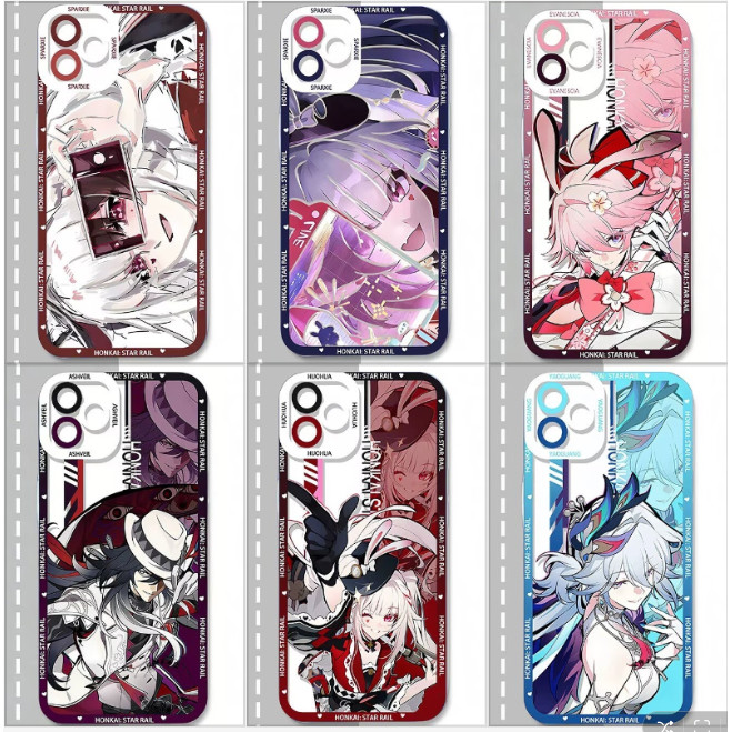 Honkai Star Rail Sparxie Ashevil Evanescia Yao Guang Capa Para Samsung Galaxy A26 A56 A36 A57 A07 A26 A55 A35 A54 A53 A1