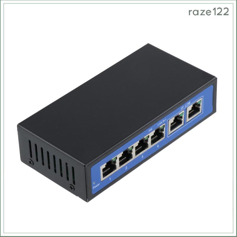 [Raze122] Switch PoE Ethernet Rápido De 6 Portas-De 4 E Uplink De 2 , 10/100 Mbps
