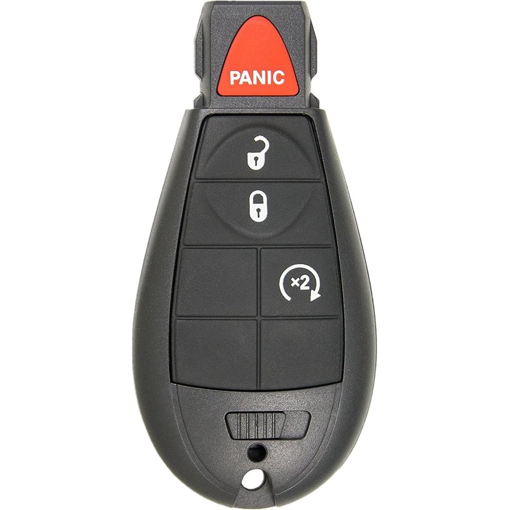 Substituição de Chave Remota para RAM 1500: Capa de Chave Remota Sem Chip e Sem Bateria Compatível com Dodge Ram Truck 1