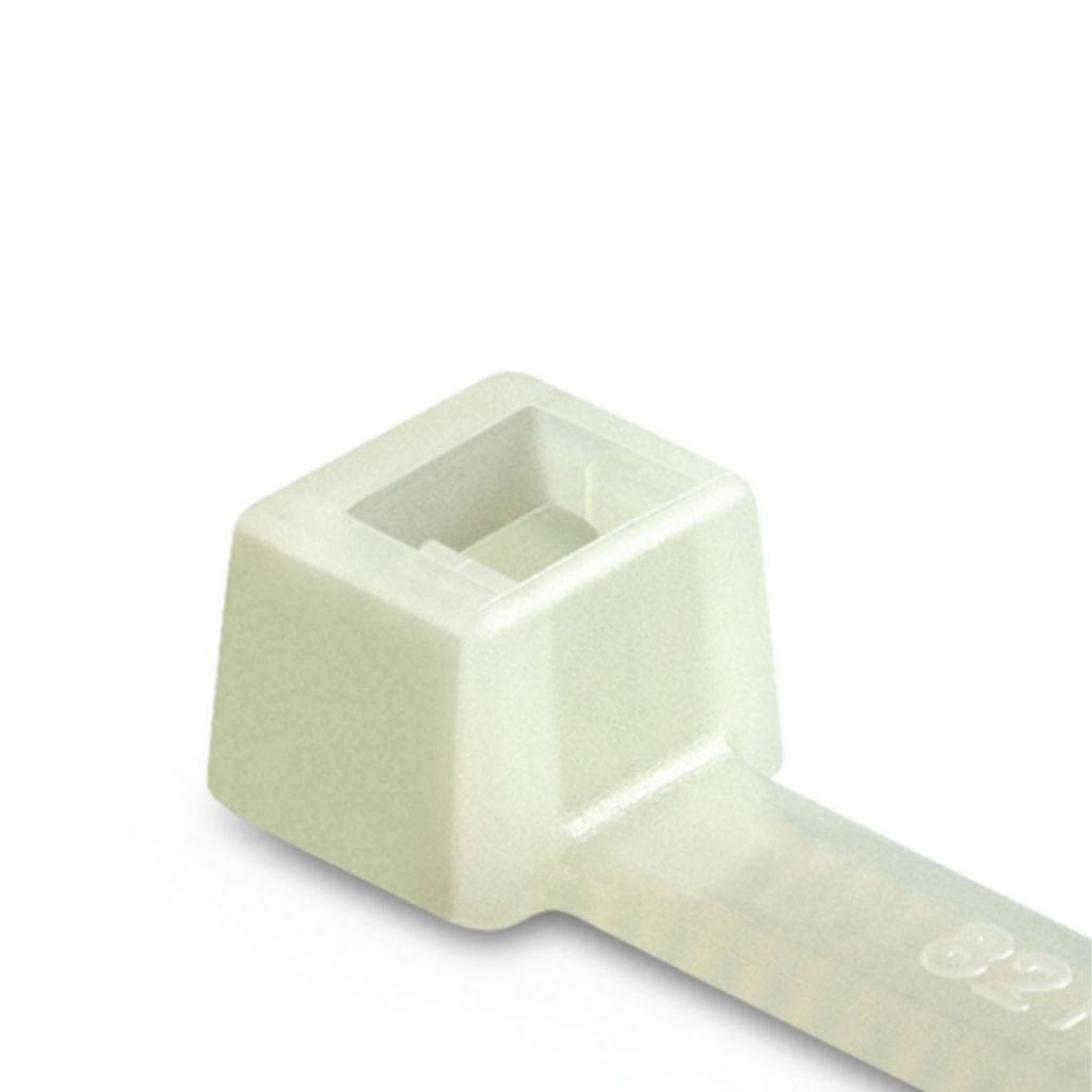 ABRACADEIRA 200X4.6MM NATURAL PLASTICO SERRILHA INTERNA C/ 100UN HELLERMANN
