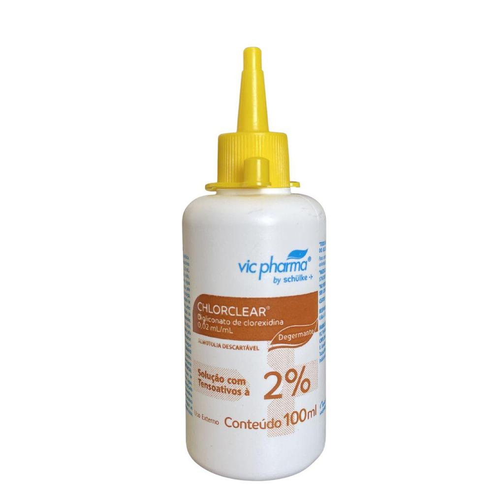 Chlorclear 2% Degermante 100 ml | Gliconato de Clorexidina 2% | Vic Pharma by Schülke