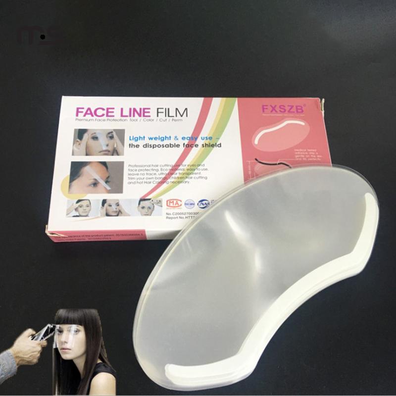 [Macrostars] 50 Peças Máscara De Olho De Cabeleireiro Kit De Proteção Ocular Transparente Tintura Permanente Capa Facial
