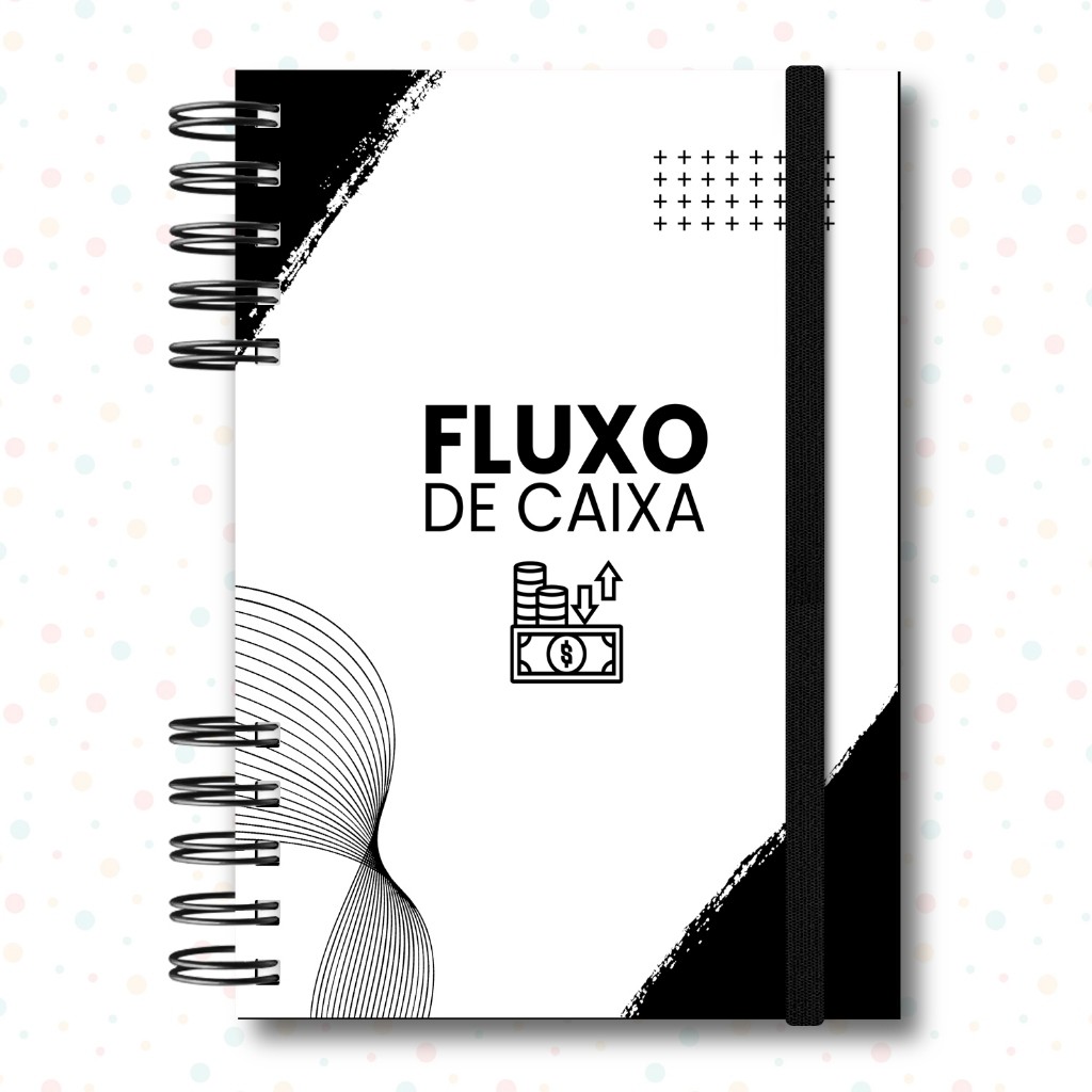 Caderneta Fluxo Caixa Caderno Controle Financeiro Empresa Semestral Livro Caixa Anotações