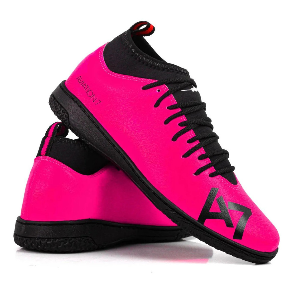 Chuteira Futsal Masculina A7 Classic Botinha Cano Alto Futebol Quadra Salão Especial 33 ao 48