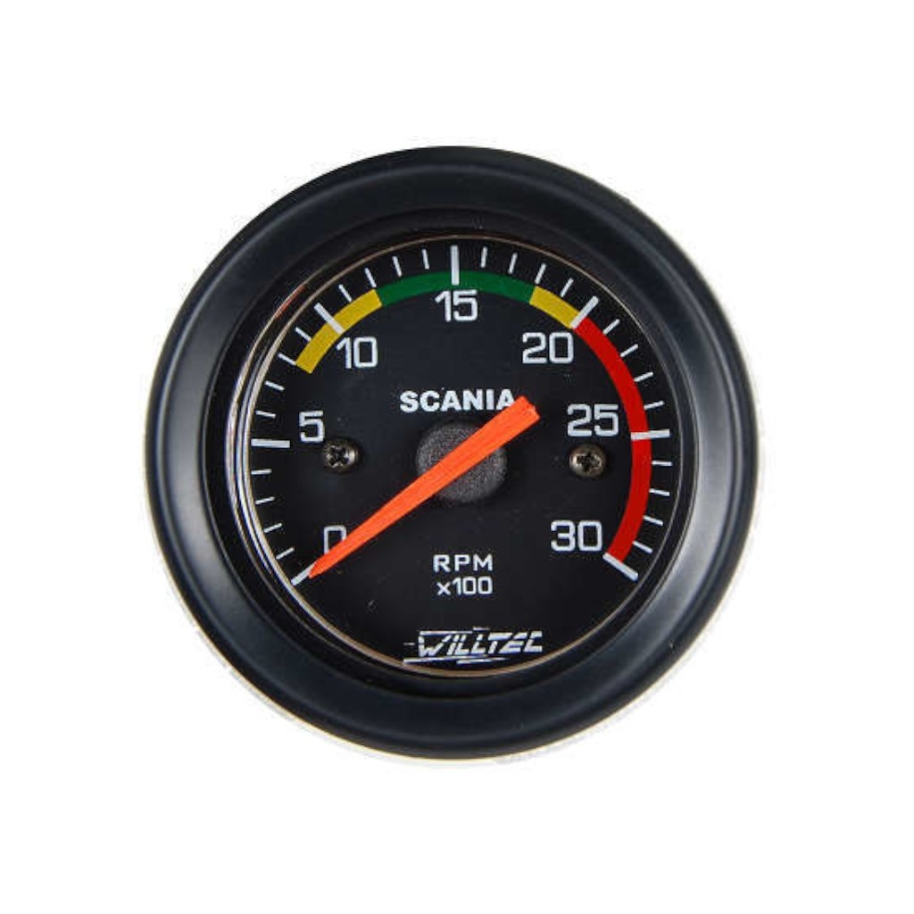 Contagiro Diesel 0-3000 RPM Bivolt  60mm Preto Scania