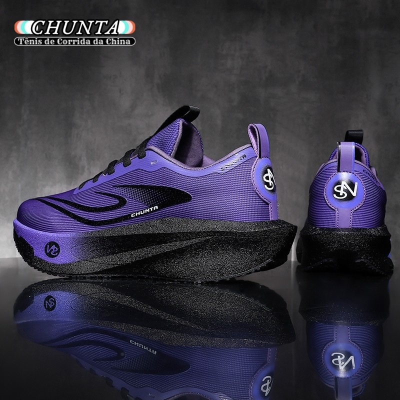 CHUNTA Tênis De Corrida Masculino E Feminino Com Amortecimento Leve Placa De Carbono 35-45