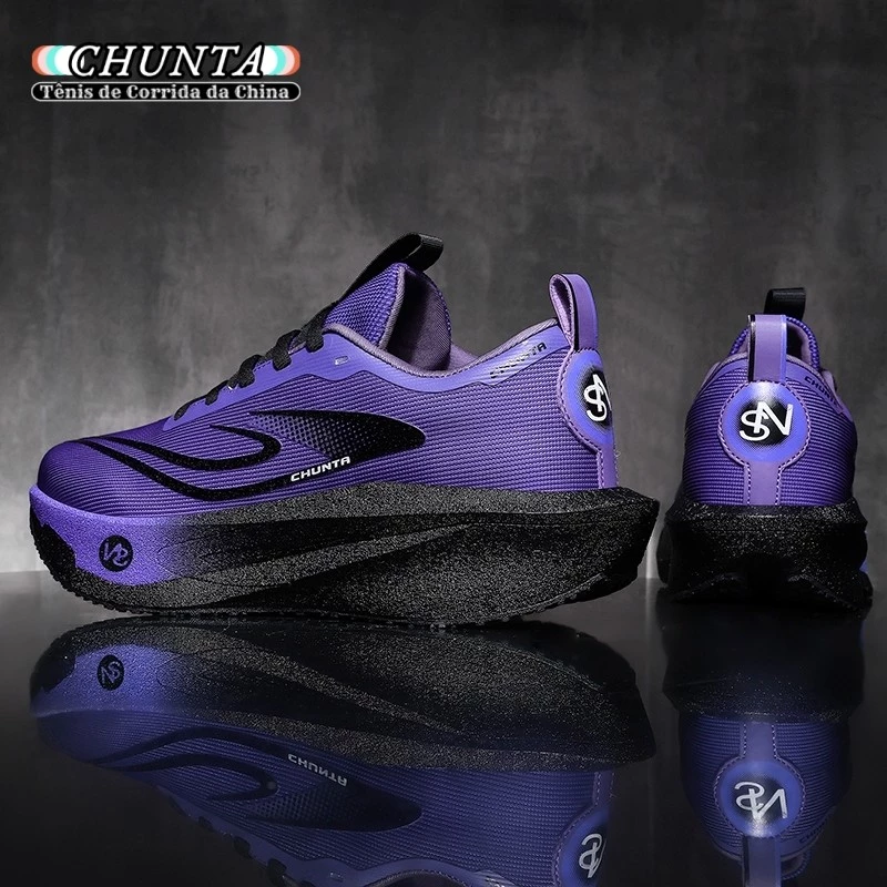 CHUNTA Tênis De Corrida Masculino E Feminino Com Amortecimento Leve Placa De Carbono 35-45 — imagem 1