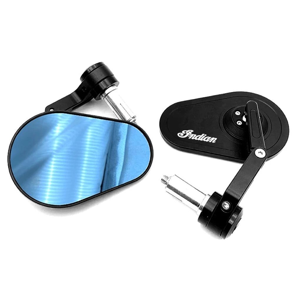 Para Indiano CNC Alumínio Lidar Com Barra Final Espelhos Retrovisores scout/Sessenta bobber Chefe Vintage Springfield Ch