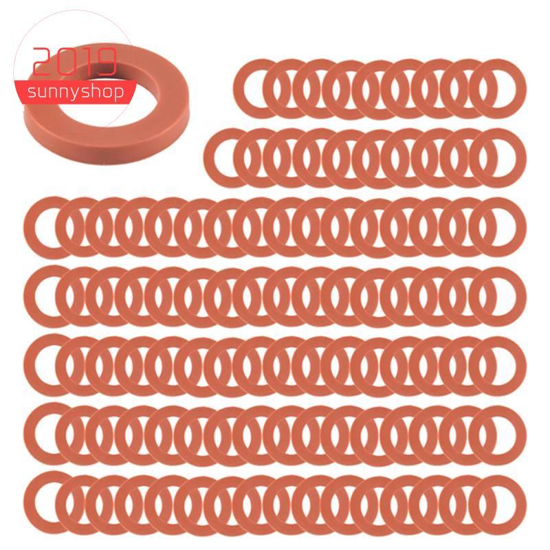 [Bestseller S] 100 Unidades De Arruelas De Mangueira De Jardim , Borracha De Silicone , Anéis De Vedação , Acessórios De