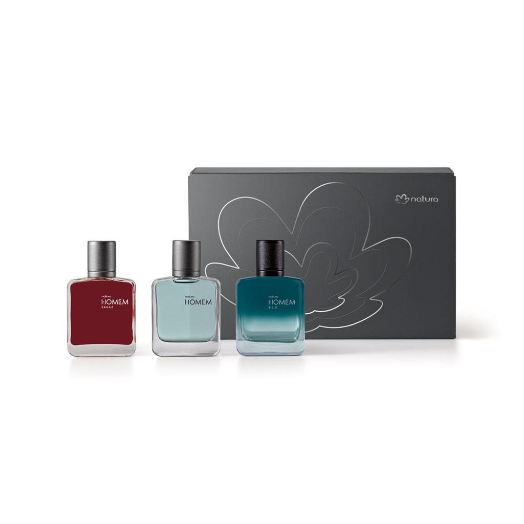 Colecao Natura Homem 3 fragrancias 25ml