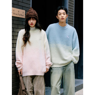 PSO Marca Roupas Femininas Masculinas Suéter Gradiente de Lã de Vison Falso Suéter Preguiçoso Jaqueta Feminina Suéter de