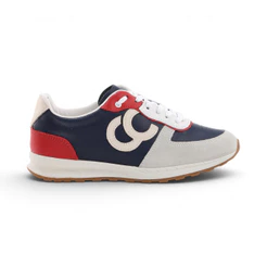 Tênis Cravo e Canella Multicolor Azul Vermelho e Cinza - Feminino