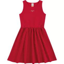 Vestido Curto Regata Infantil Menina Marisol