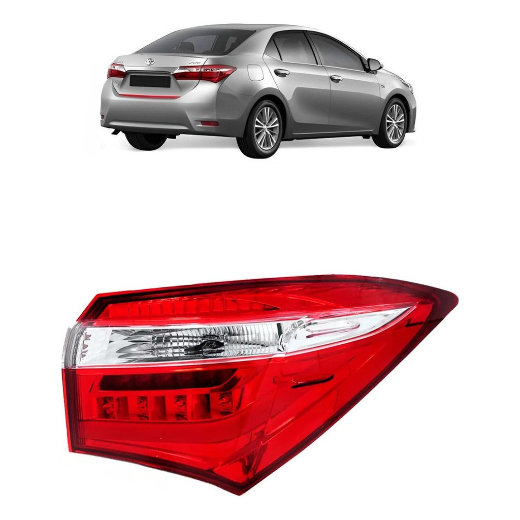 Lanterna Corolla 2015 2016 2017 Canto Com Led Direito lado do passageiro carona