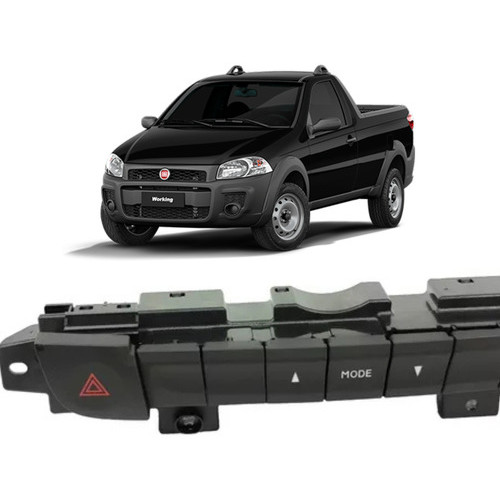 Botão Do Pisca Alerta Fiat Strada — imagem 2 de 2