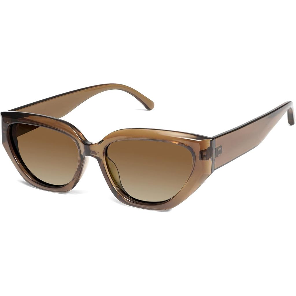 Óculos de Sol Polarizados Cat Eye Elegantes e Fofos para Mulheres SOJOS SJ2237