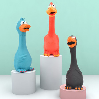 Aperto De Látex De Frango Gritando Suprimentos De Brinquedos Para Animais De Estimação