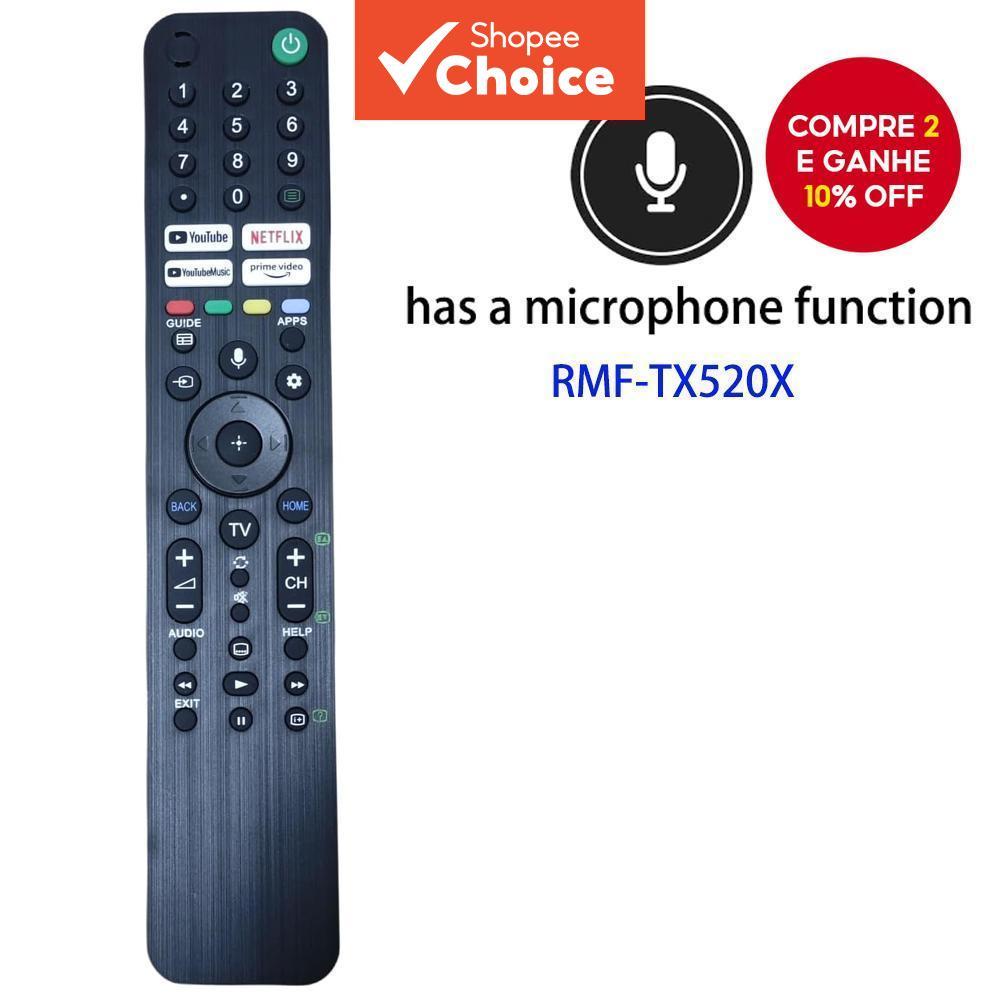RMF-TX520P é adequado para o novo controle remoto de voz da Sony. É compatível com controles remotos do mesmo formato,