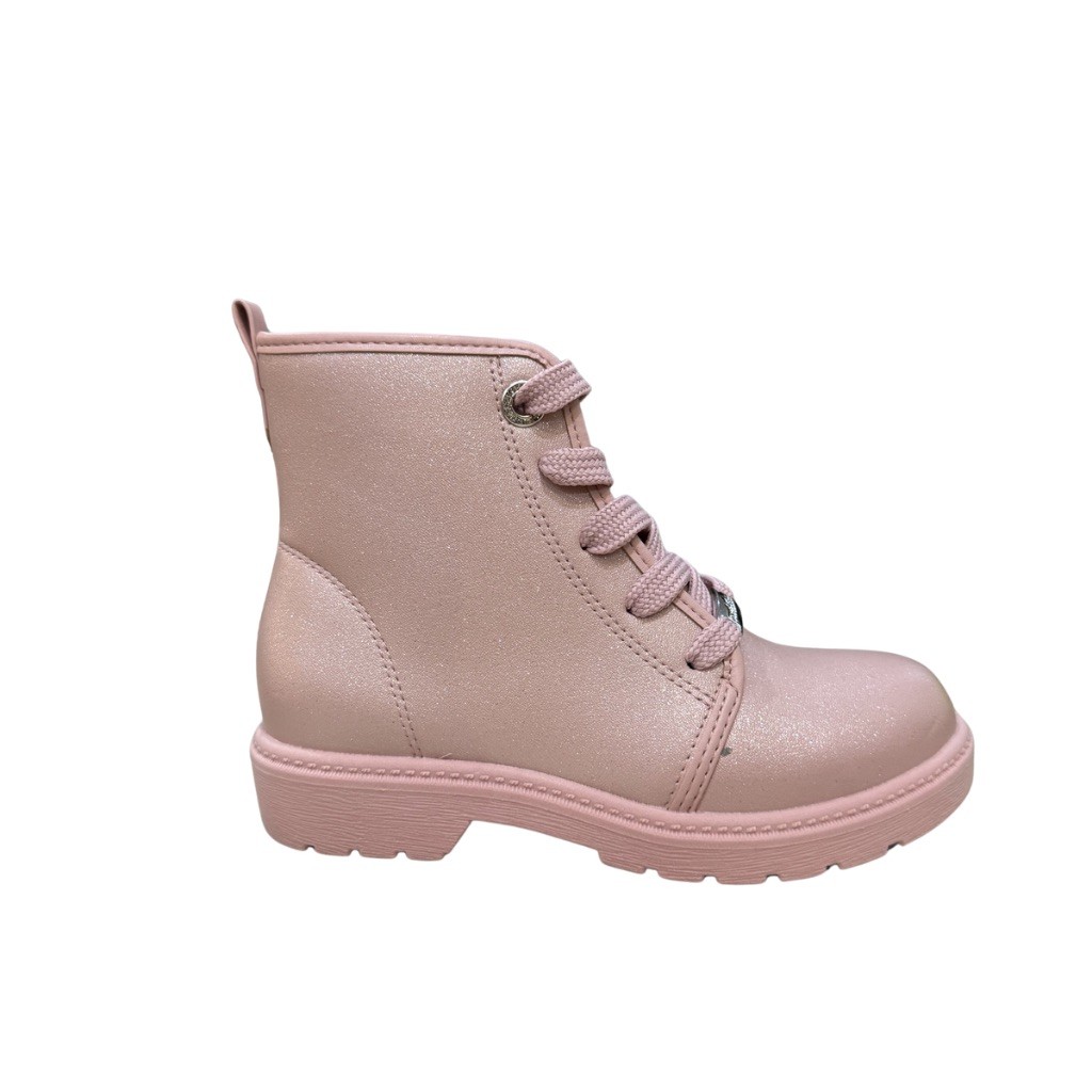 Bota Infantil Molekinha 2164.134 Coturno Menina Cano Curto S