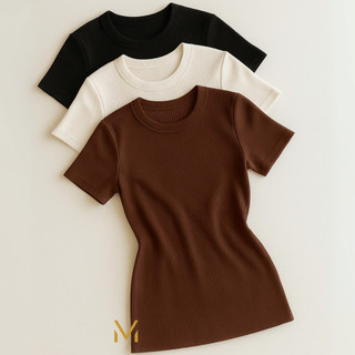 Kit 10 blusas feminina plus size com MÍNIMOS DEFEITOS, baby tee canelada, regata, gola alta, camisetas