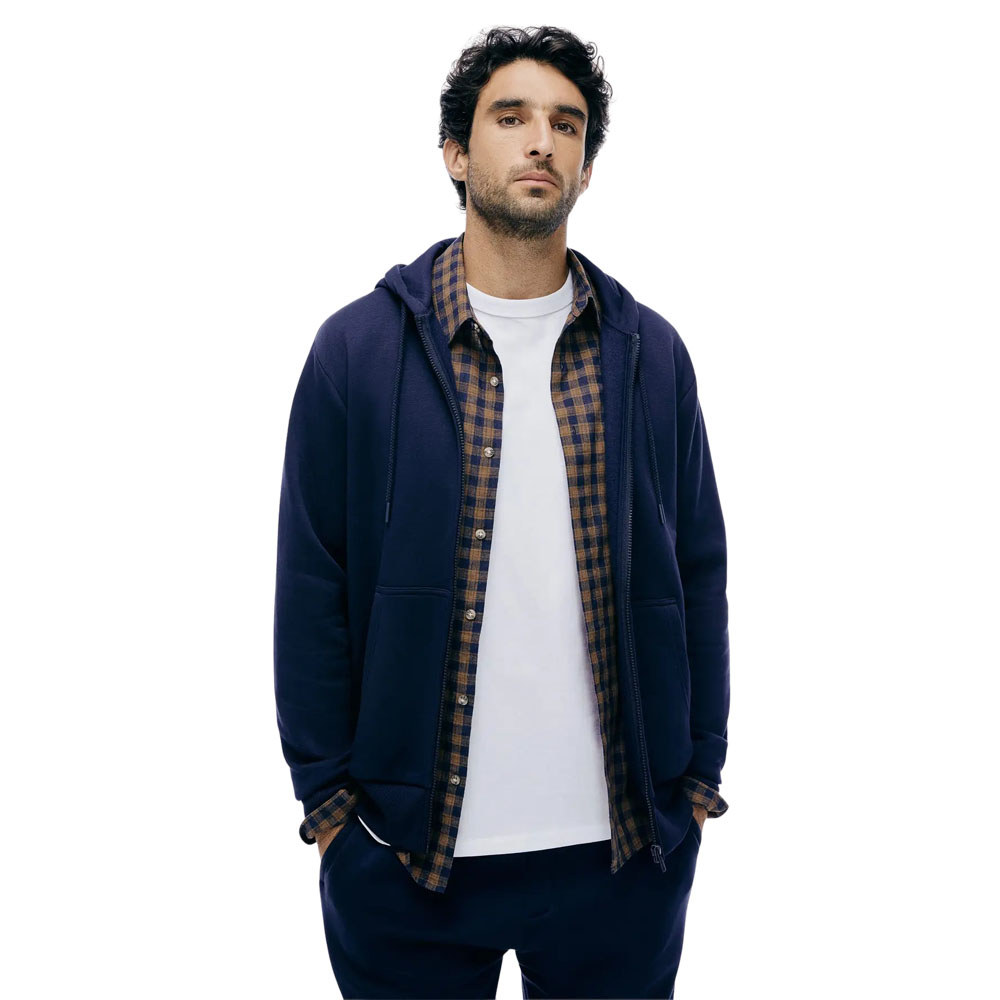 Jaqueta Hering Básica Masculina Regular Em Moletom Peluciado