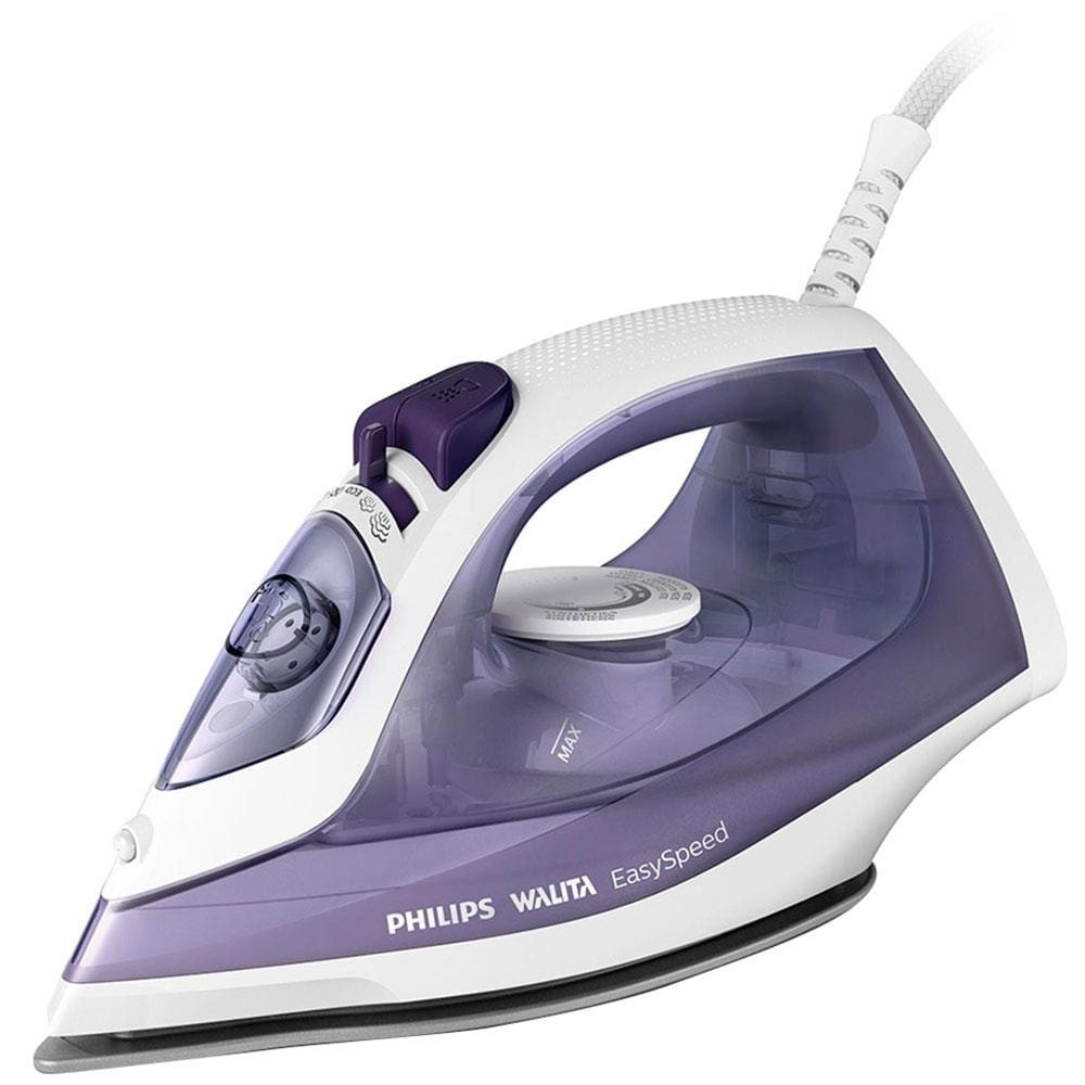 Ferro de Passar a Vapor EasySpeed GC1752 com Spray e Base de Cerâmica Philips Walita