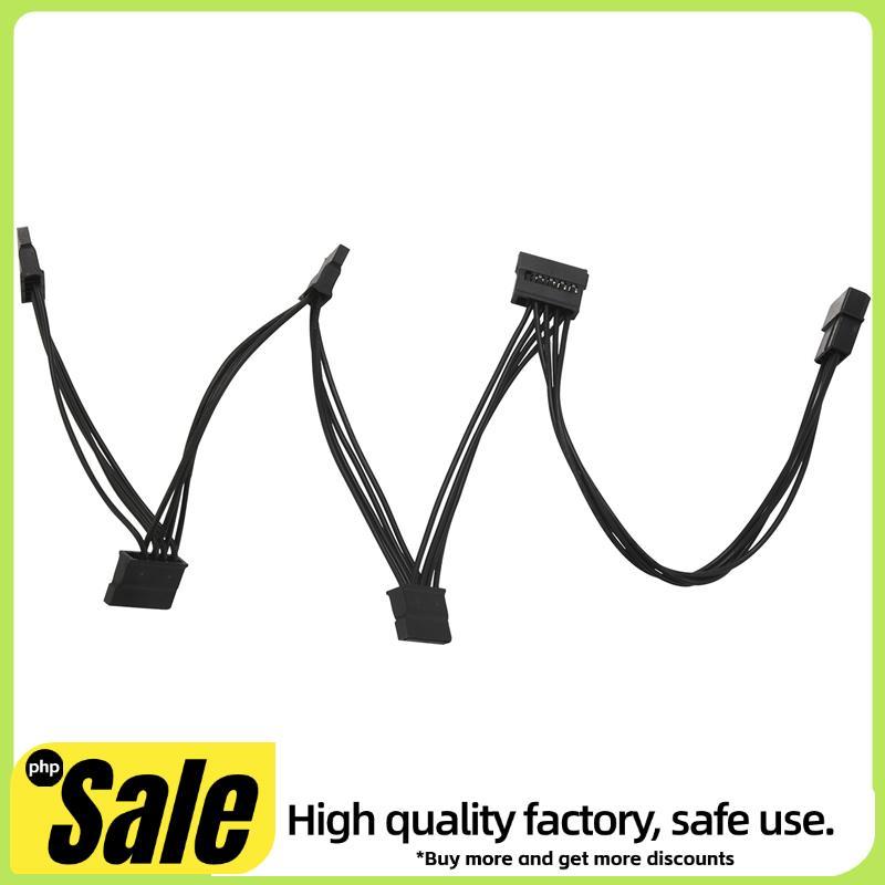 Cabo Divisor De Fonte De Alimentação De Disco Rígido 4Pin IDE 1 A 5 SATA 15Pin Para DIY PC Sever 18AWG Power
