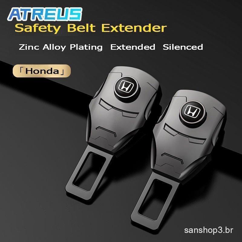 1/2 Peças Para Honda Extensão Do Cinto De Segurança Carro Fivela De Elimina Alarme O Som Honda Fit Civic g10 g9 City Hrv
