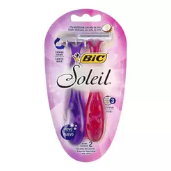 Aparelho Bic Barbear Soleil Com 2 Rosa/roxo