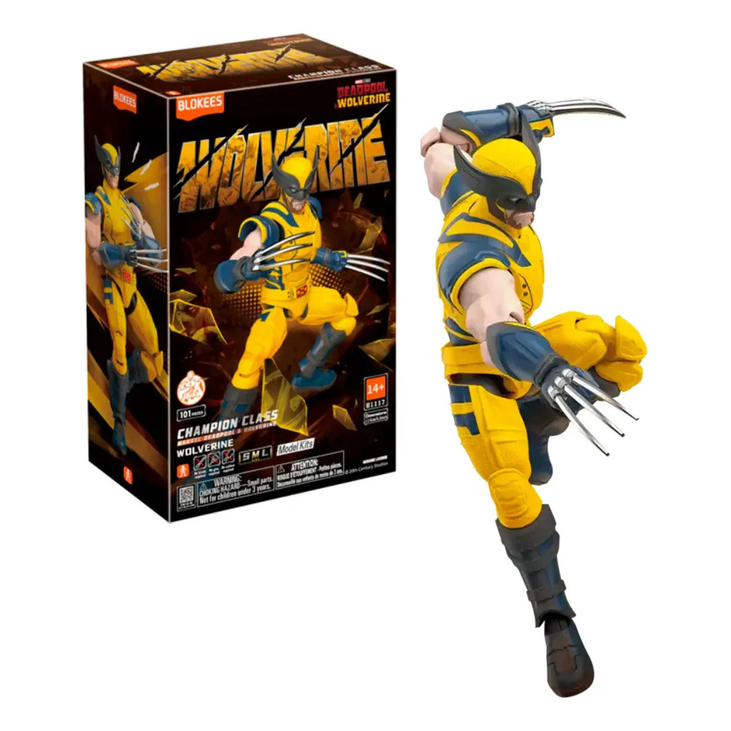 Blokees Marvel Deadpool & Wolverine Champion Class Wolverine