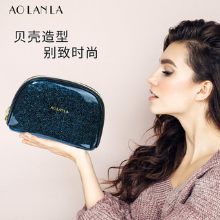 AOLANLA bolsa cosmética de Super grande capacidade, novo estilo, formato de concha, estilo ins, à prova d'água, bolsa de