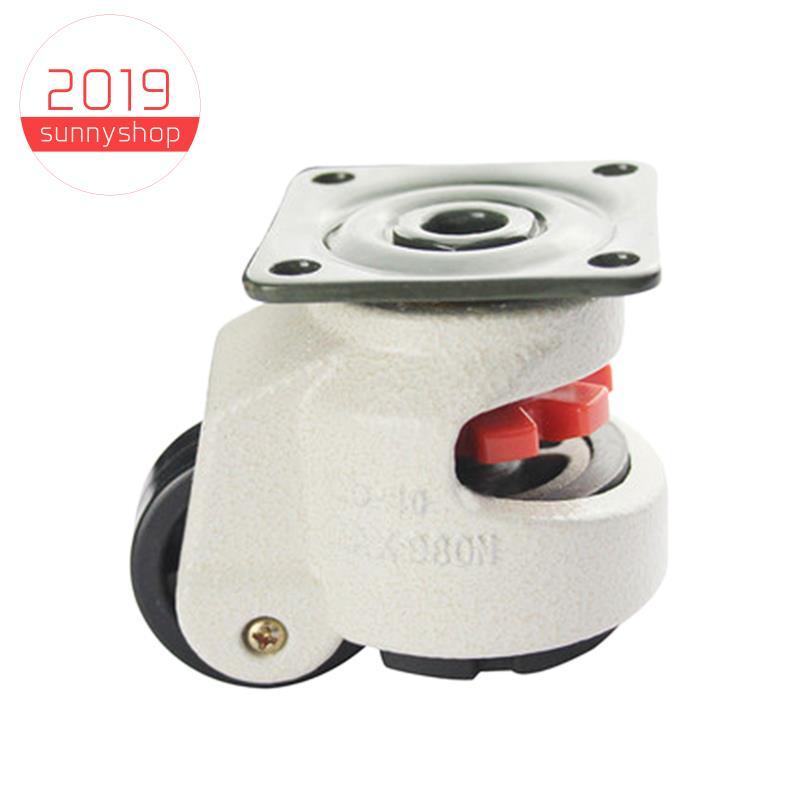 [Bestseller S] Pé De Borracha 40F Equipamento De Ajuste De Nível De Rodízio De Carrinho 60Kg Capacidade De Carga Rolo De