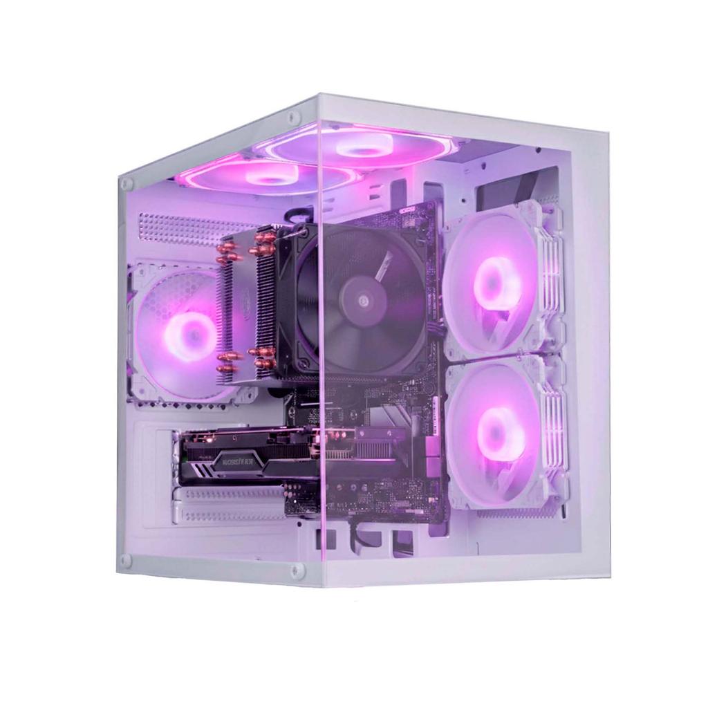 Computador Cpu Gamer Ryzen 5 2400g | Rx 6500XT 16gb Ram Ssd 1TB Gabinete Aquario