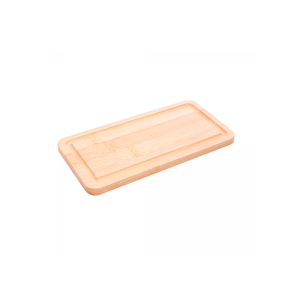Tábua de Corte Hire em Bambu 20x10cm P/ Servir Carnes Aperitivos ou Petiscos Lyor