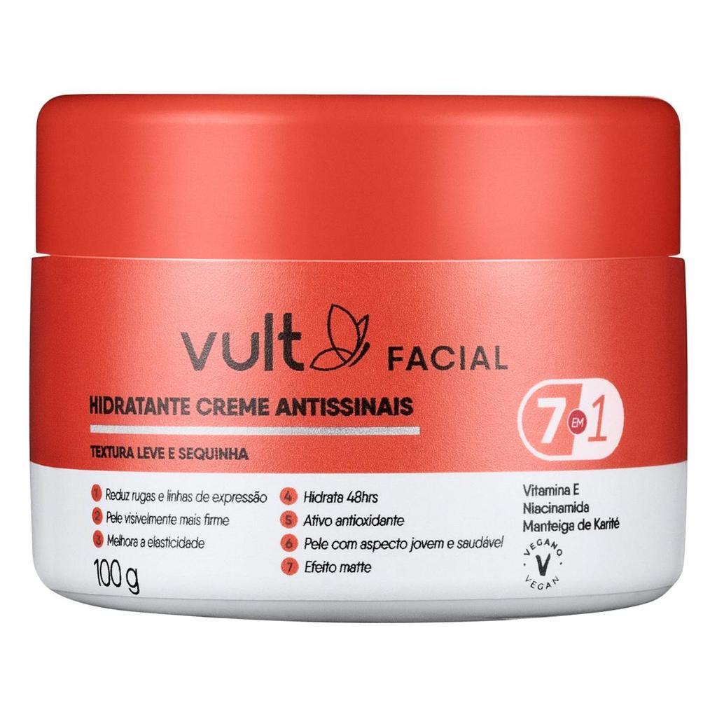 Vult Hidratante Facial Antissinais 100g